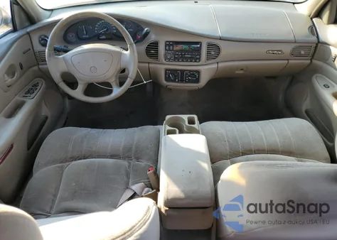 2001 Buick Century Custom z USA, uszkodzony, nr VIN 2G4WS52J611274649